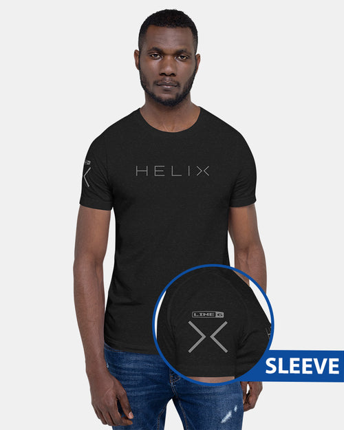 Line 6 Helix Short Sleeve T-Shirt  - Black Heather