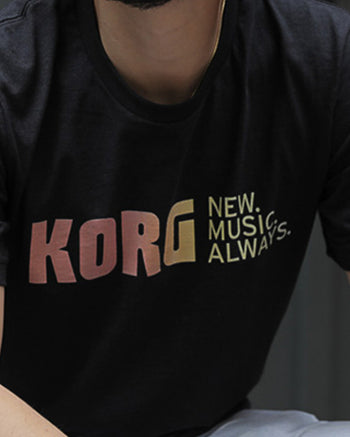 KORG New Music Always Tri-Blend T-Shirt  - Heather Black