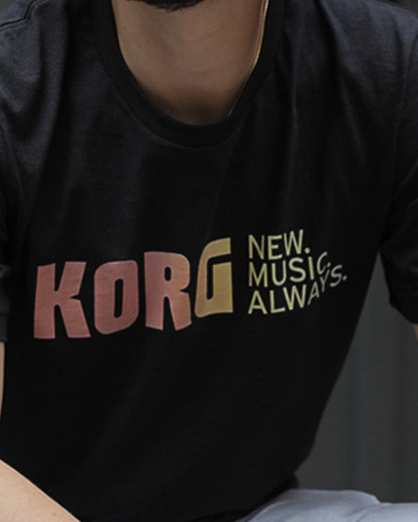 KORG New Music Always Tri-Blend T-Shirt - Heather Black - Photo 1