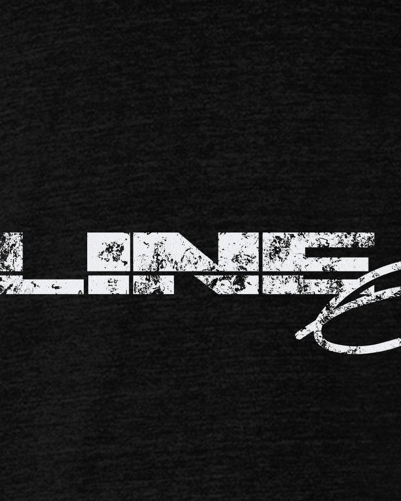 Line 6 Vintage Logo T-Shirt - Distressed Blk/White - Photo 5