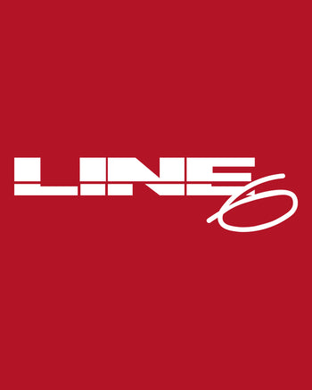 Line 6 Vintage Logo T-Shirt  - Red / White