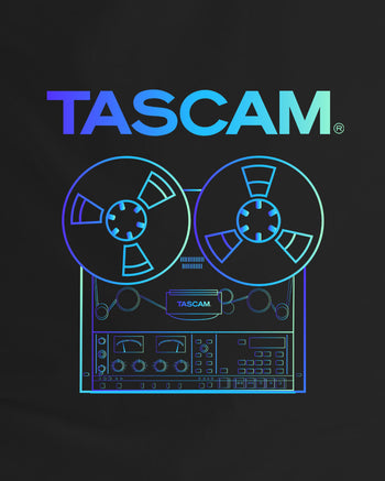 TASCAM Reel to Reel iPhone® Case  - Ocean Blue / Black