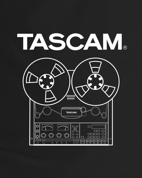 TASCAM Reel to Reel Samsung Case  - Black / White