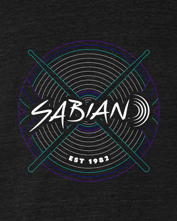 SABIAN 360 Neon Ladies’ Muscle Tank Top  - Black Heather