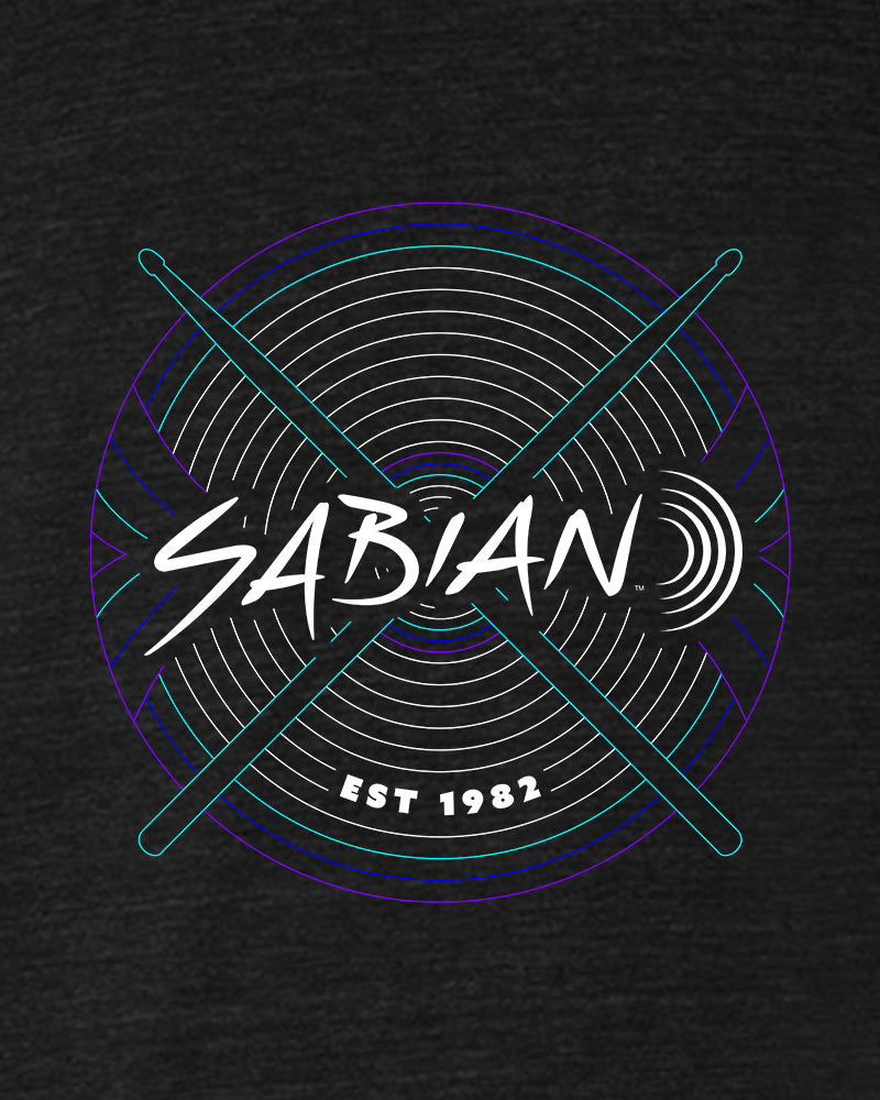 SABIAN 360 Neon Ladies’ Muscle Tank Top - Black Heather - Photo 2