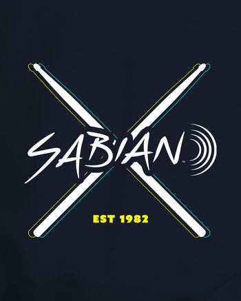 SABIAN Neon X Hoodie  - Navy