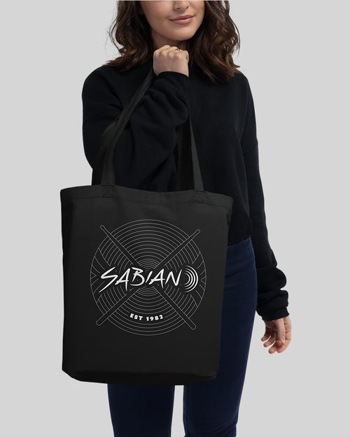 SABIAN 360 Neon Eco Tote Bag  - Black