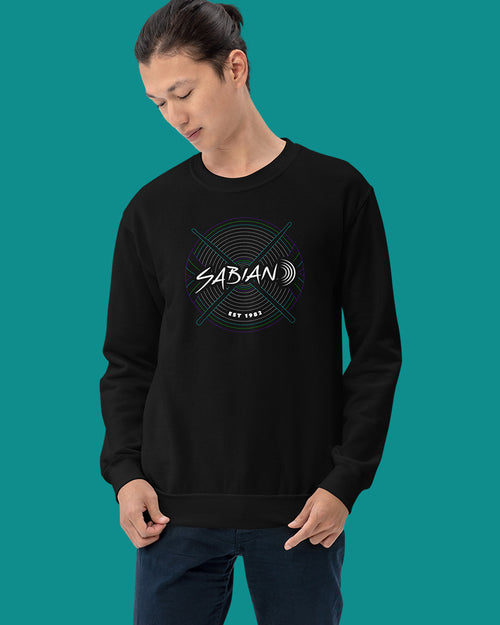 SABIAN 360 Neon Sweatshirt  - Black