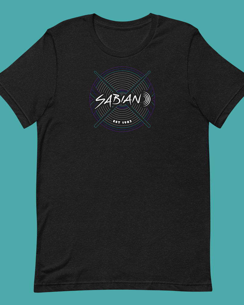 SABIAN 360 Neon T-Shirt - Black Heather - Photo 3