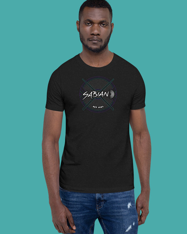 SABIAN 360 Neon T-Shirt - Black Heather - Photo 1