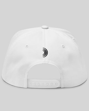 SABIAN Drummers Flat Bill Hat  - White / Black