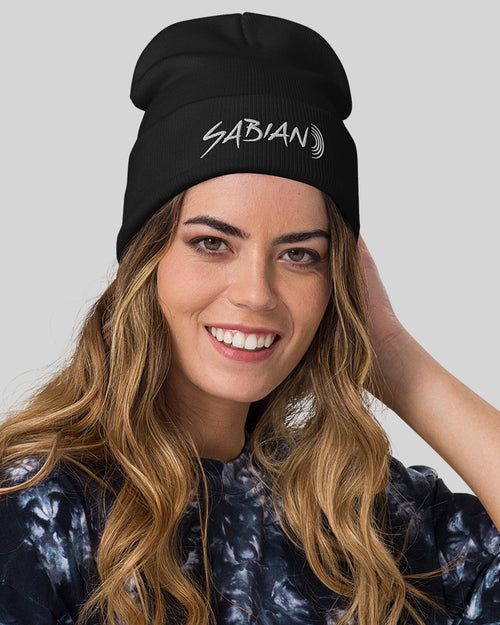 SABIAN Embroidered Beanie  - Black