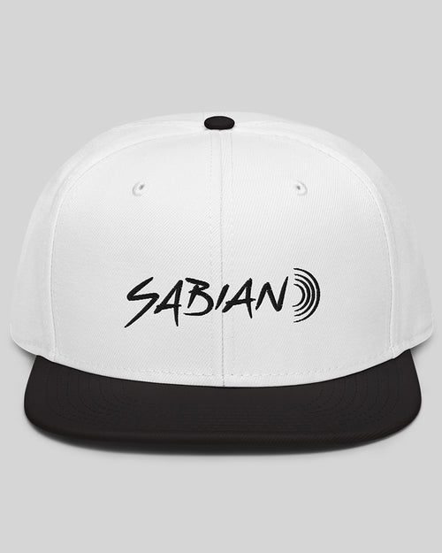 SABIAN Snapback Hat  - White & Black