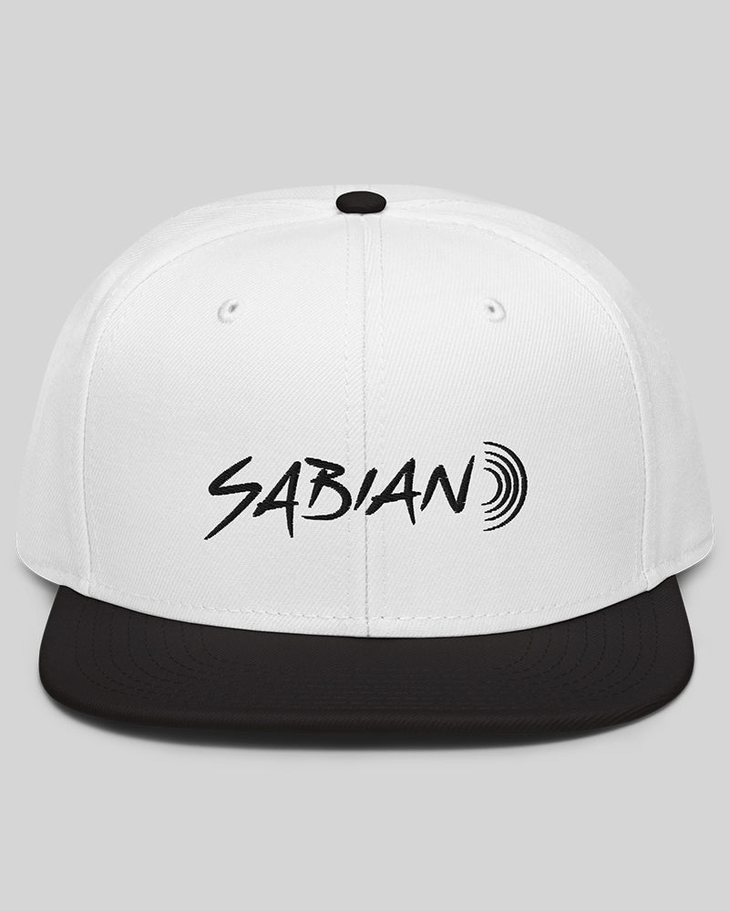 SABIAN Snapback Hat - White & Black - Photo 1