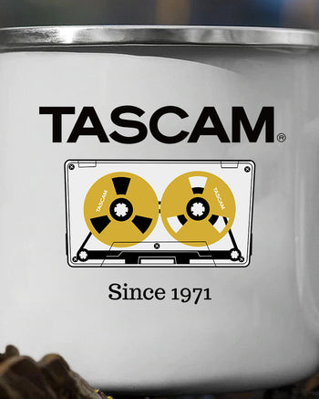 TASCAM Classic Cassette Enamel Mug