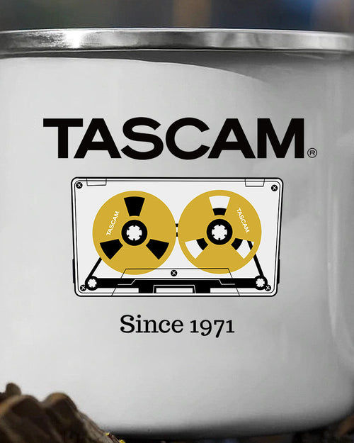 TASCAM Classic Cassette Enamel Mug