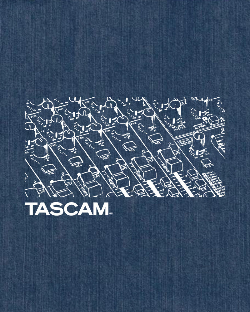 TASCAM Behind The Board Organic Denim Tote Bag - Photo 2