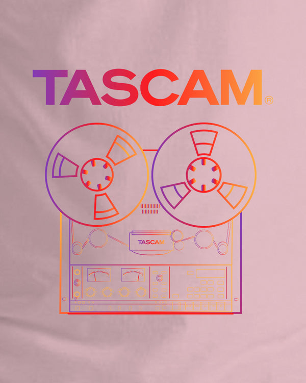 TASCAM Reel to Reel Baby Onesie - Pink - Player Wear