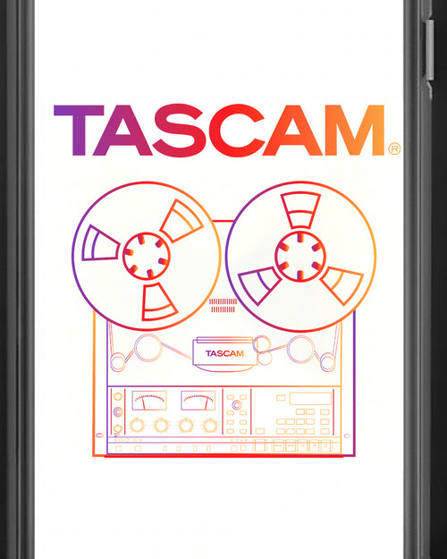 TASCAM Reel to Reel Samsung Case  - Instamatic / White