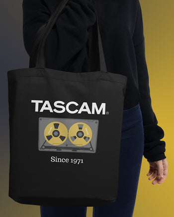 TASCAM Classic Cassette Eco Tote Bag  - Black