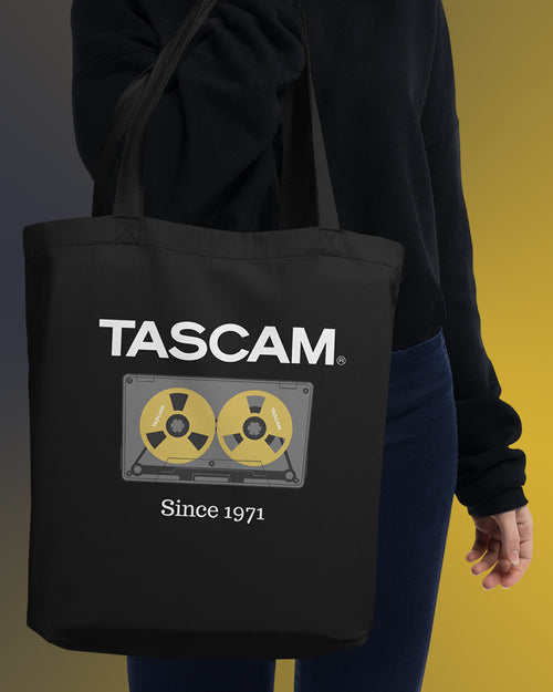 TASCAM Classic Cassette Eco Tote Bag  - Black