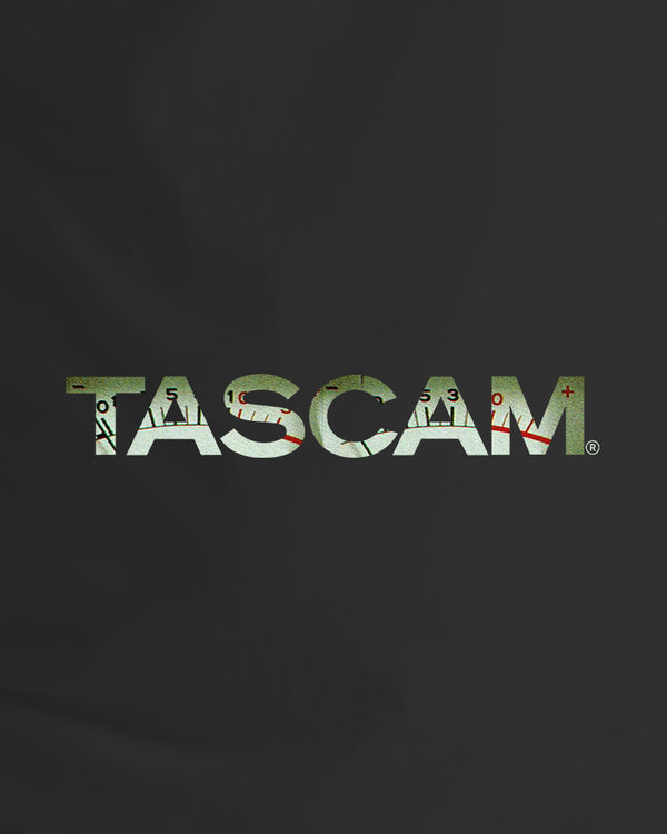 TASCAM VU View 3/4 Sleeve Raglan Shirt - Black / White - Photo 2