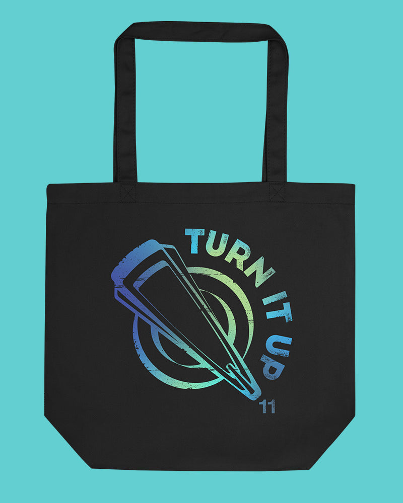 Turn It Up to 11 Eco Tote Bag - Cool Gradient - Photo 3