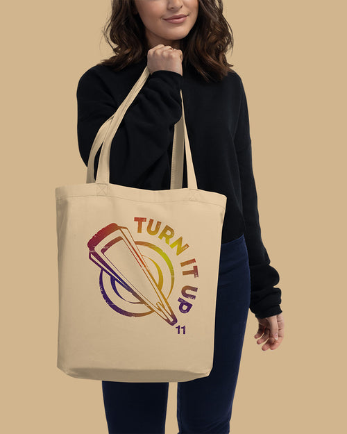 Turn It Up to 11 Eco Tote Bag  - Warm Gradient