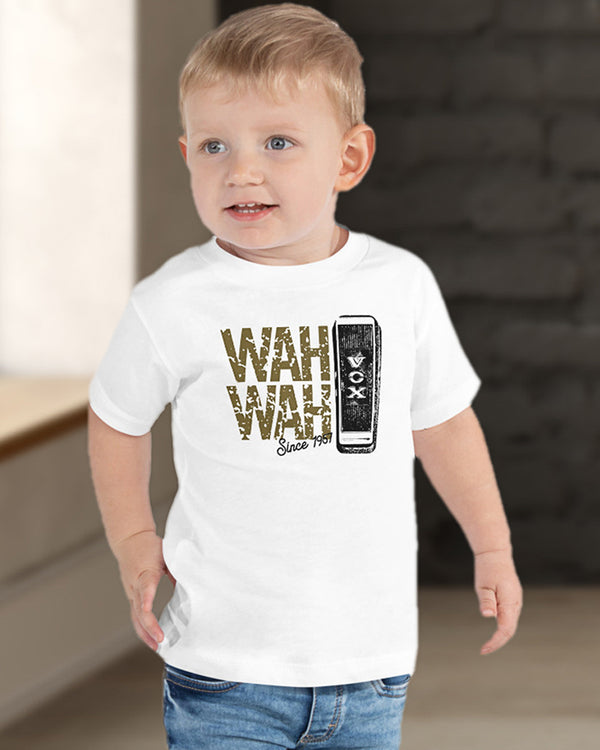 VOX Wah Wah Toddler Short Sleeve Tee - White - Photo 1