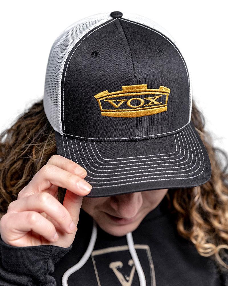 VOX Crown Trucker Hat - Black / White - Photo 7