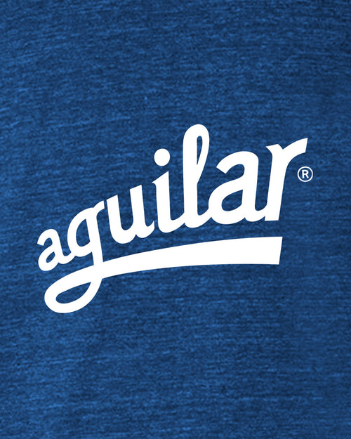 Aguilar Logo Short Sleeve Unisex T-Shirt  - Heather Royal Blue