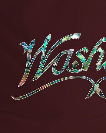 Washburn Arch Inlay Hoodie  - Maroon