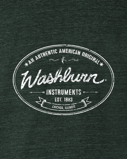 Washburn Badge T-Shirt  - Heather Green