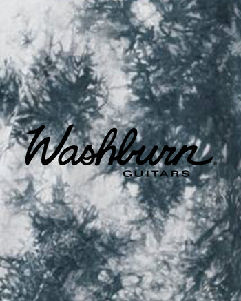 Washburn Tie-Dye Embroidered T-Shirt  - Black and White