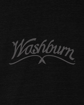 Washburn Acoustic Arch Logo T-Shirt  - Black Heather