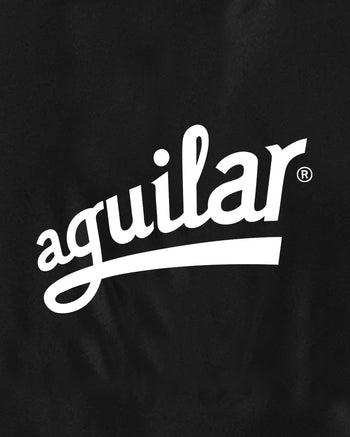 Aguilar Logo Embroidered Champion Packable Jacket  - Black