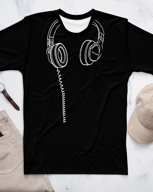 TASCAM Headphones T-Shirt - Black - Photo 7