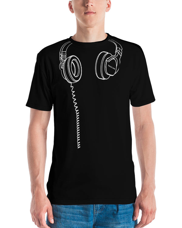 TASCAM Headphones T-Shirt - Black - Photo 8