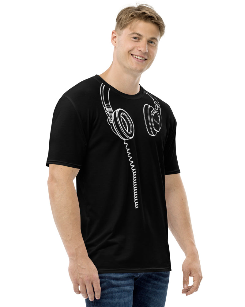 TASCAM Headphones T-Shirt - Black - Photo 3