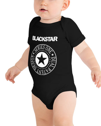 Blackstar Series One Baby Onesie  - Black