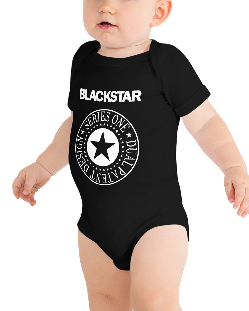 Blackstar Series One Baby Onesie - Black - Photo 1