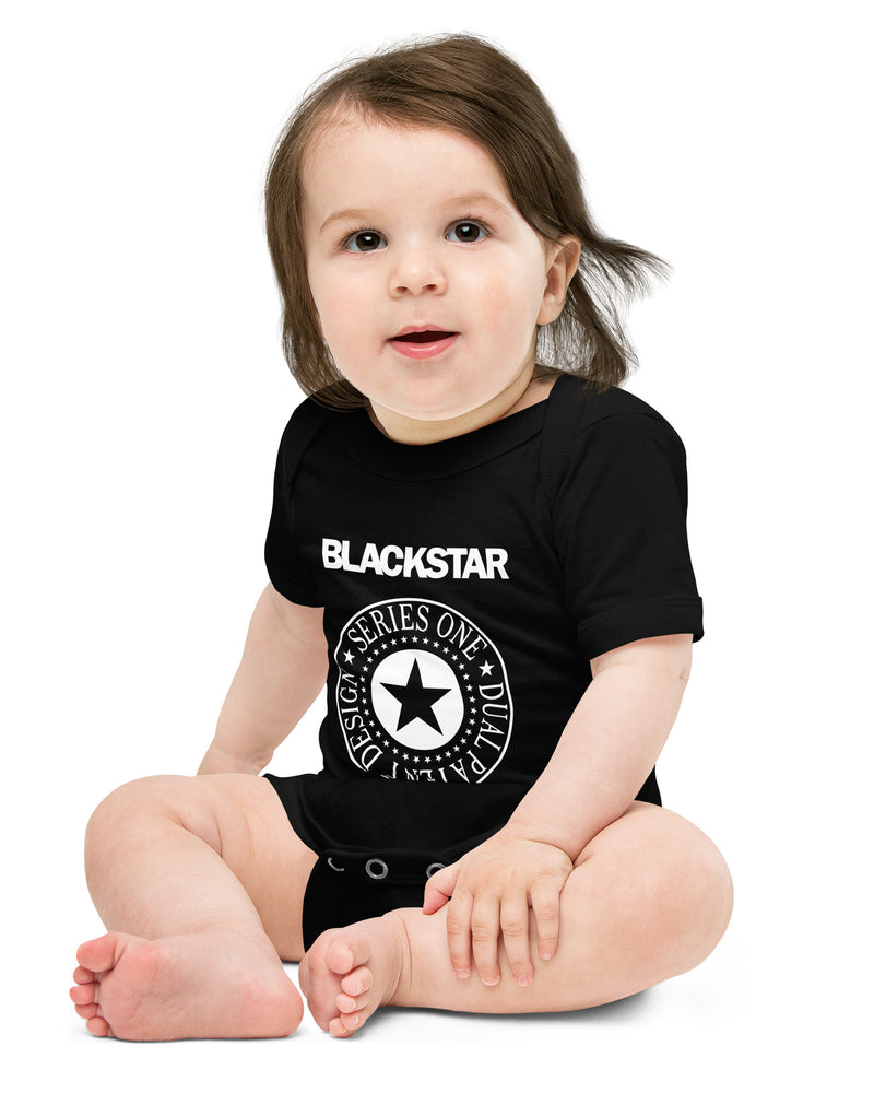 Blackstar Series One Baby Onesie - Black - Photo 4