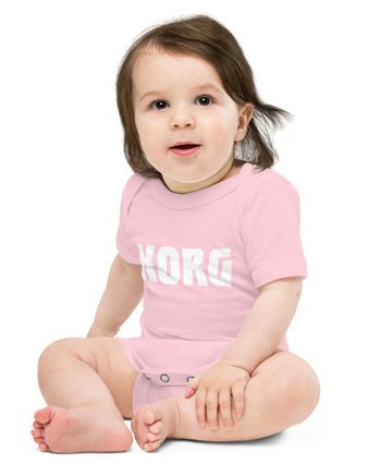 KORG Logo Baby Onesie  - Pink