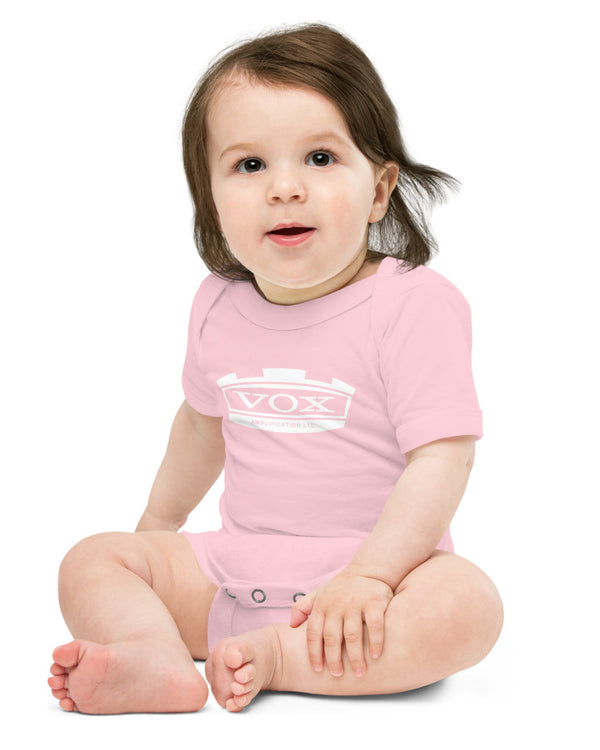 VOX Crown Baby Short Sleeve One Piece - Pink - Photo 4
