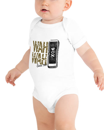 VOX Wah Wah Baby Short Sleeve One Piece  - White
