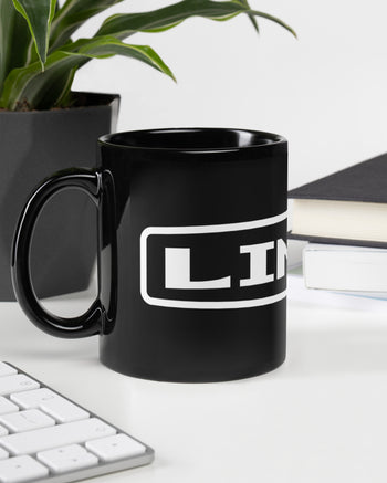 Line 6 Black Glossy Mug  - Black