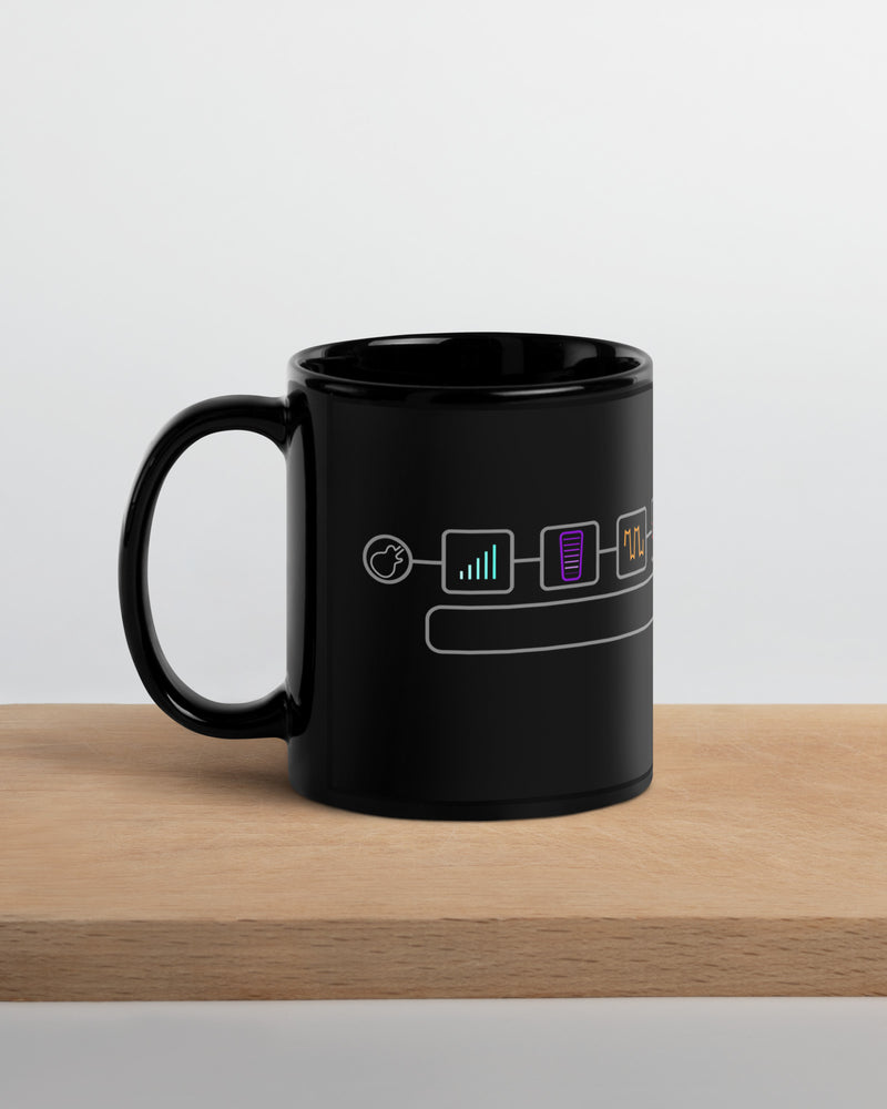 Line 6 Signal Flow Black Glossy Mug - Photo 4