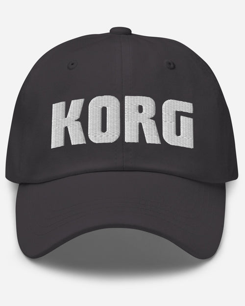 KORG Logo Dad Hat  - Dark Gray