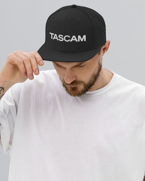 TASCAM Snapback Hat  - Black