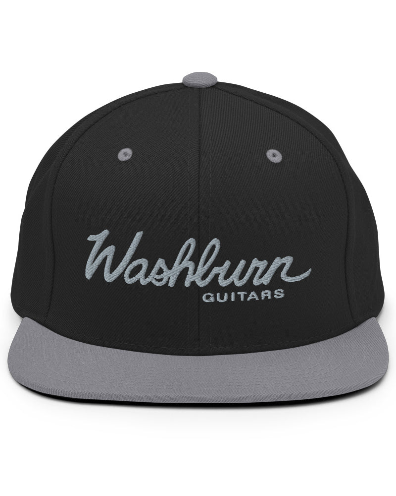 Washburn Snapback Hat - Black / Silver - Photo 1